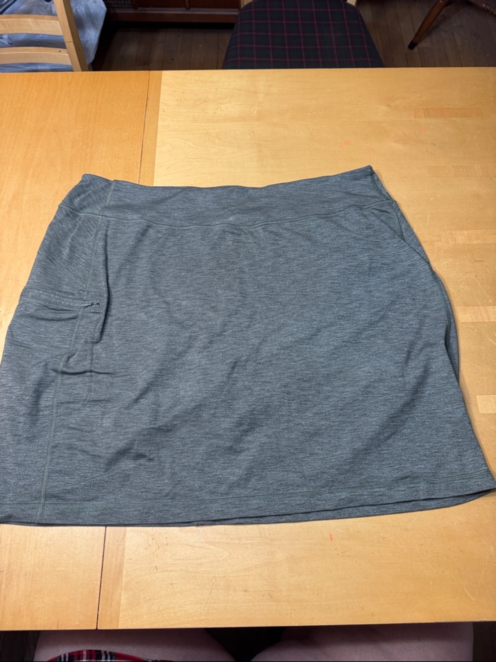 Duluth Trading Women's 1X Olive Green NoGa Skort Stretch Side Pocket